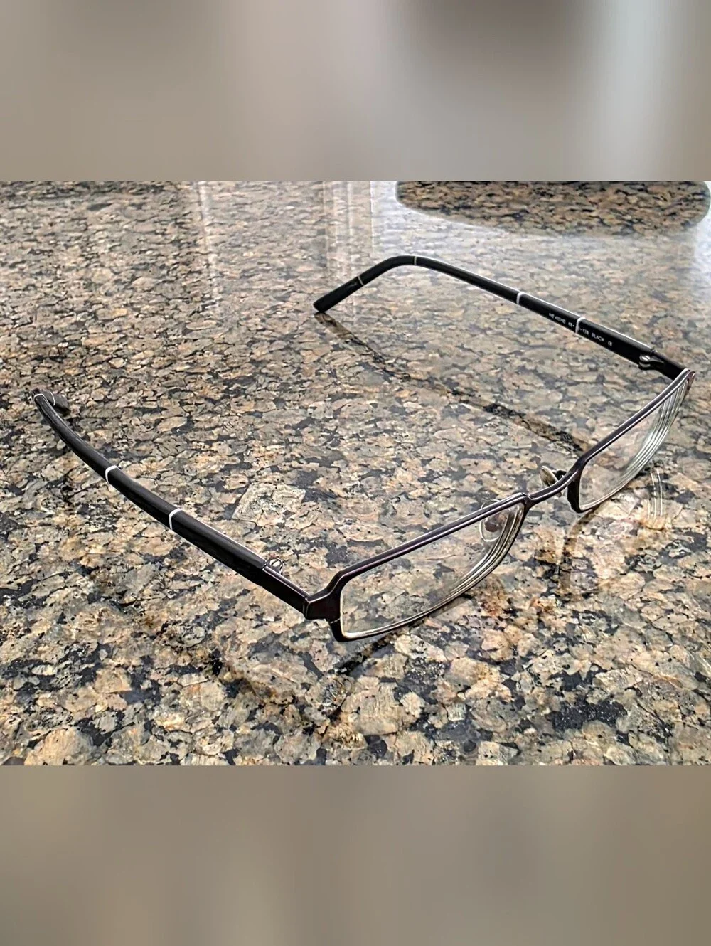 Helium Paris eyewear Italy HE 4004E Black 48-18-135 Full Rim Eyeglasses Frames
